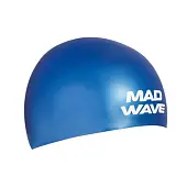 Шапочка для плавания Mad Wave Soft Fina Approved blue от магазина Супер Спорт